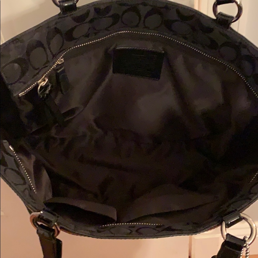 Coach Basic Black Carryall - image 3